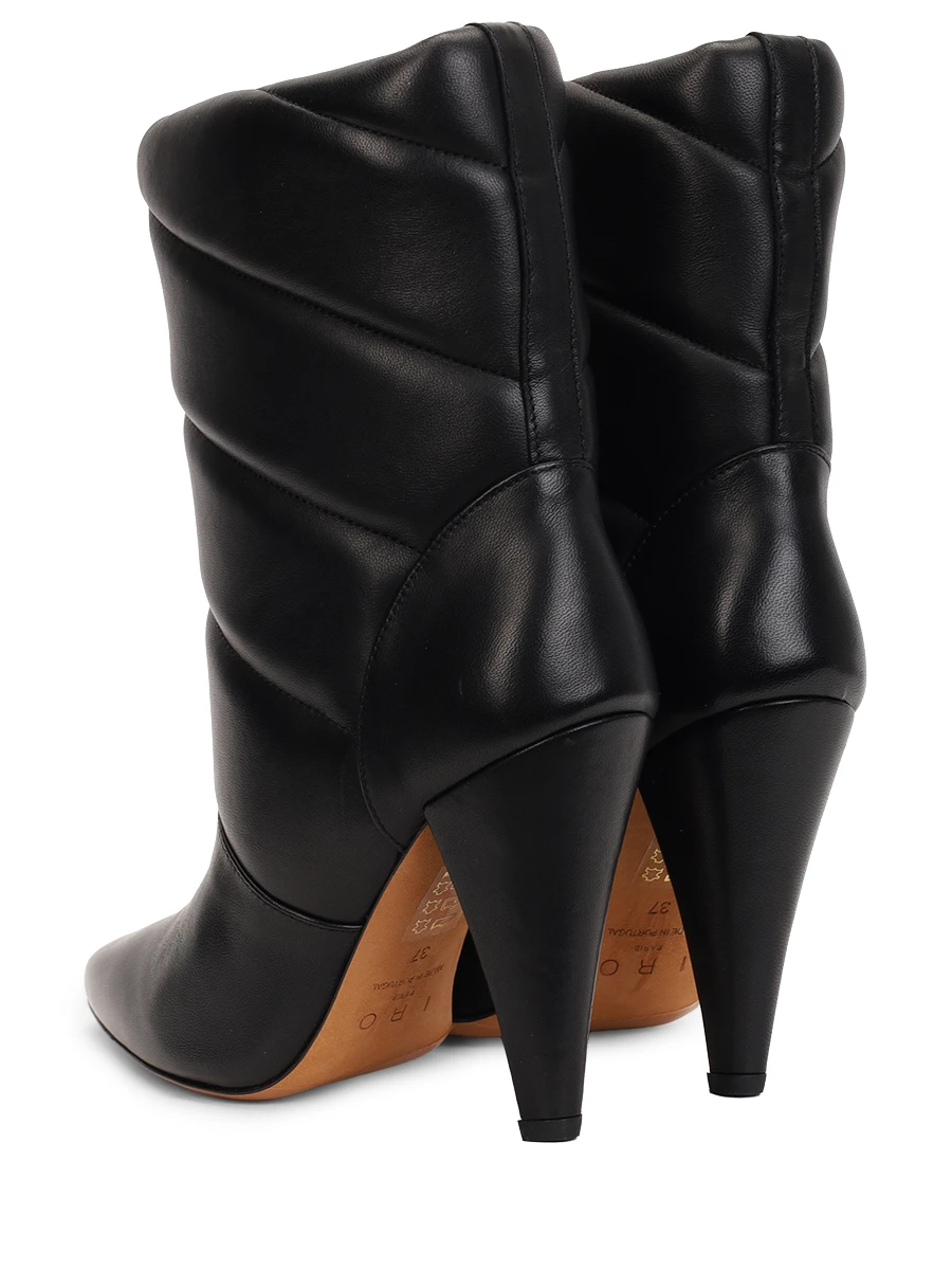 Ботильоны кожаные