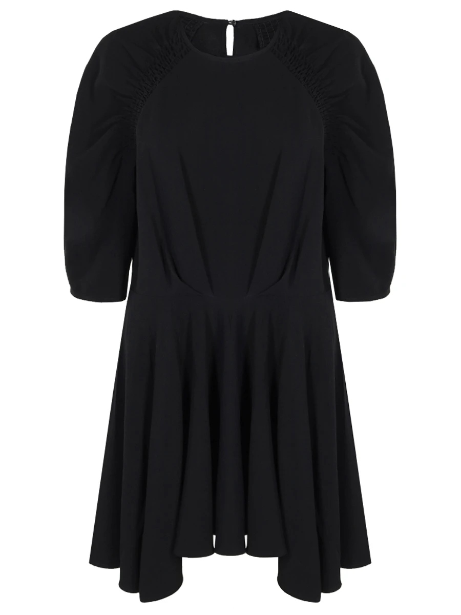 Платье однотонное