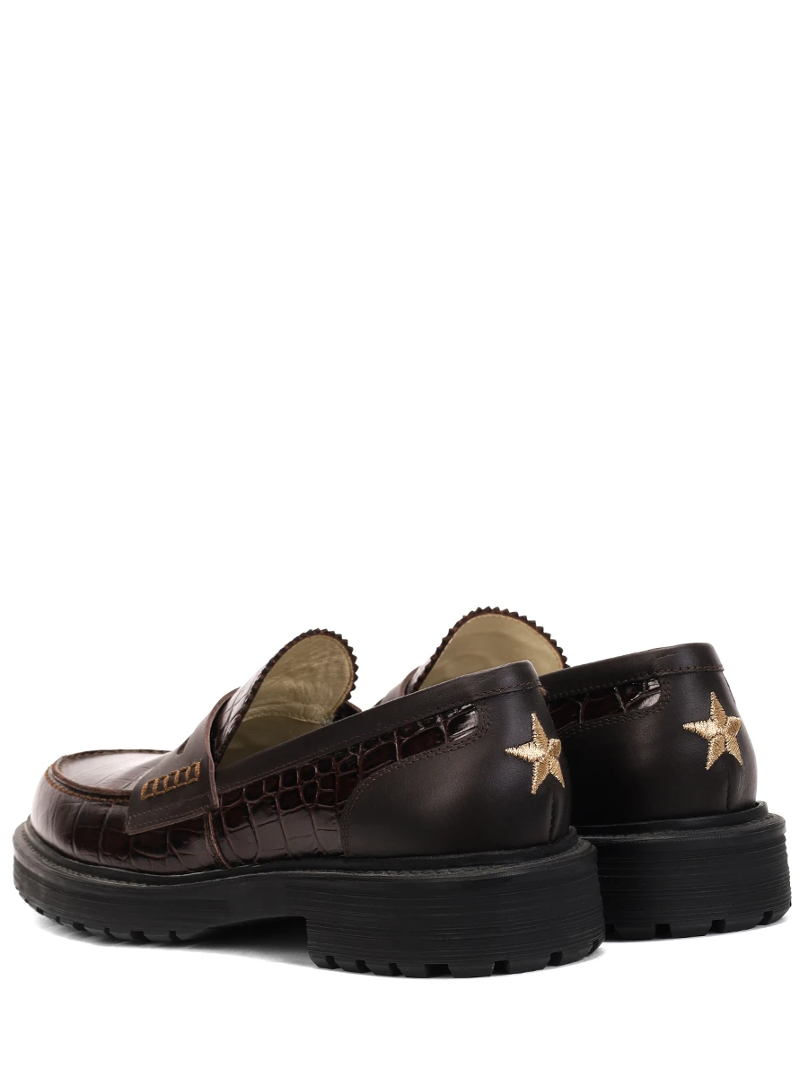 Лоферы кожаные