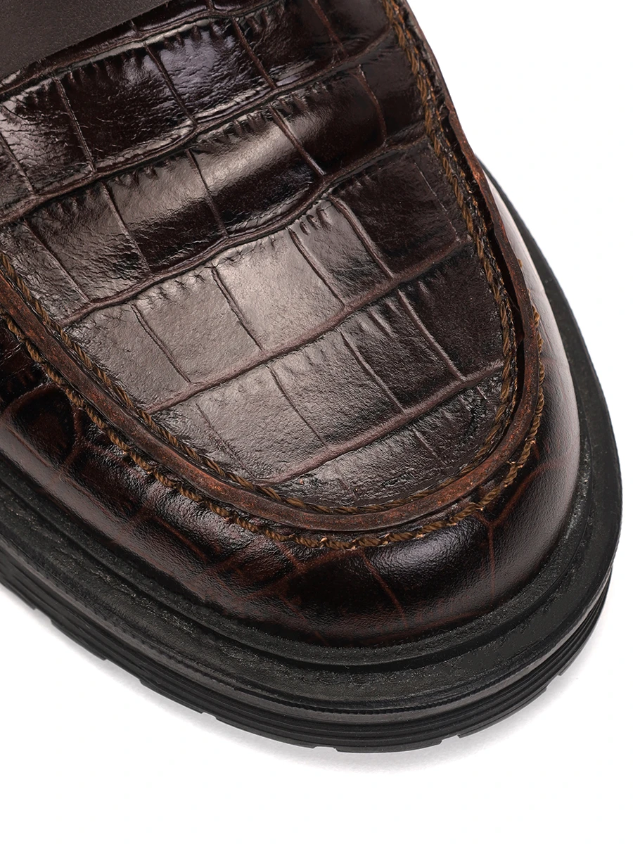 Лоферы кожаные