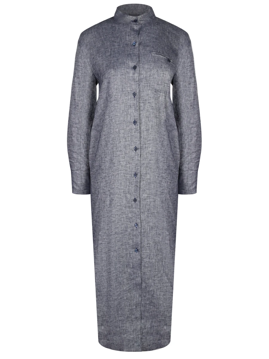 Платье изо льна и вискозы