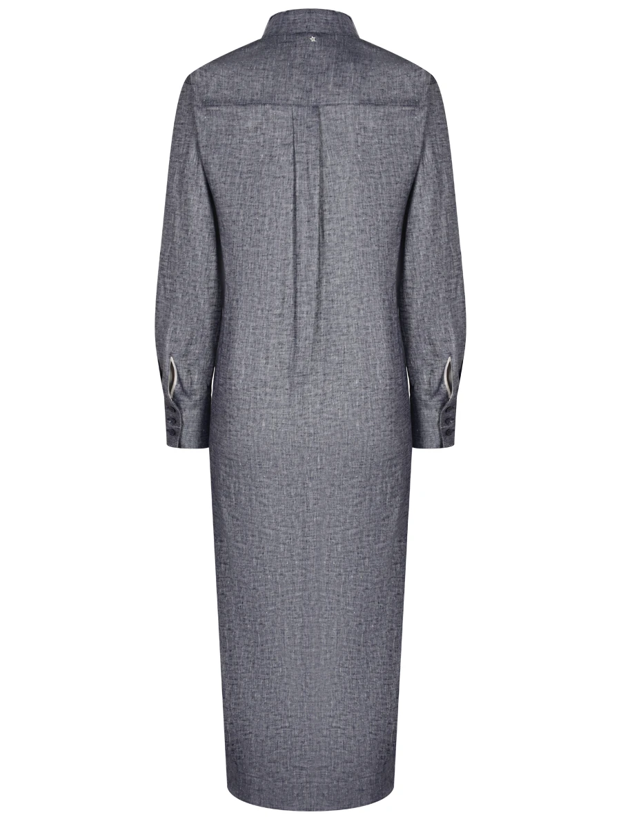 Платье изо льна и вискозы