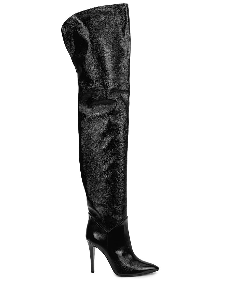 Ботфорты кожаные