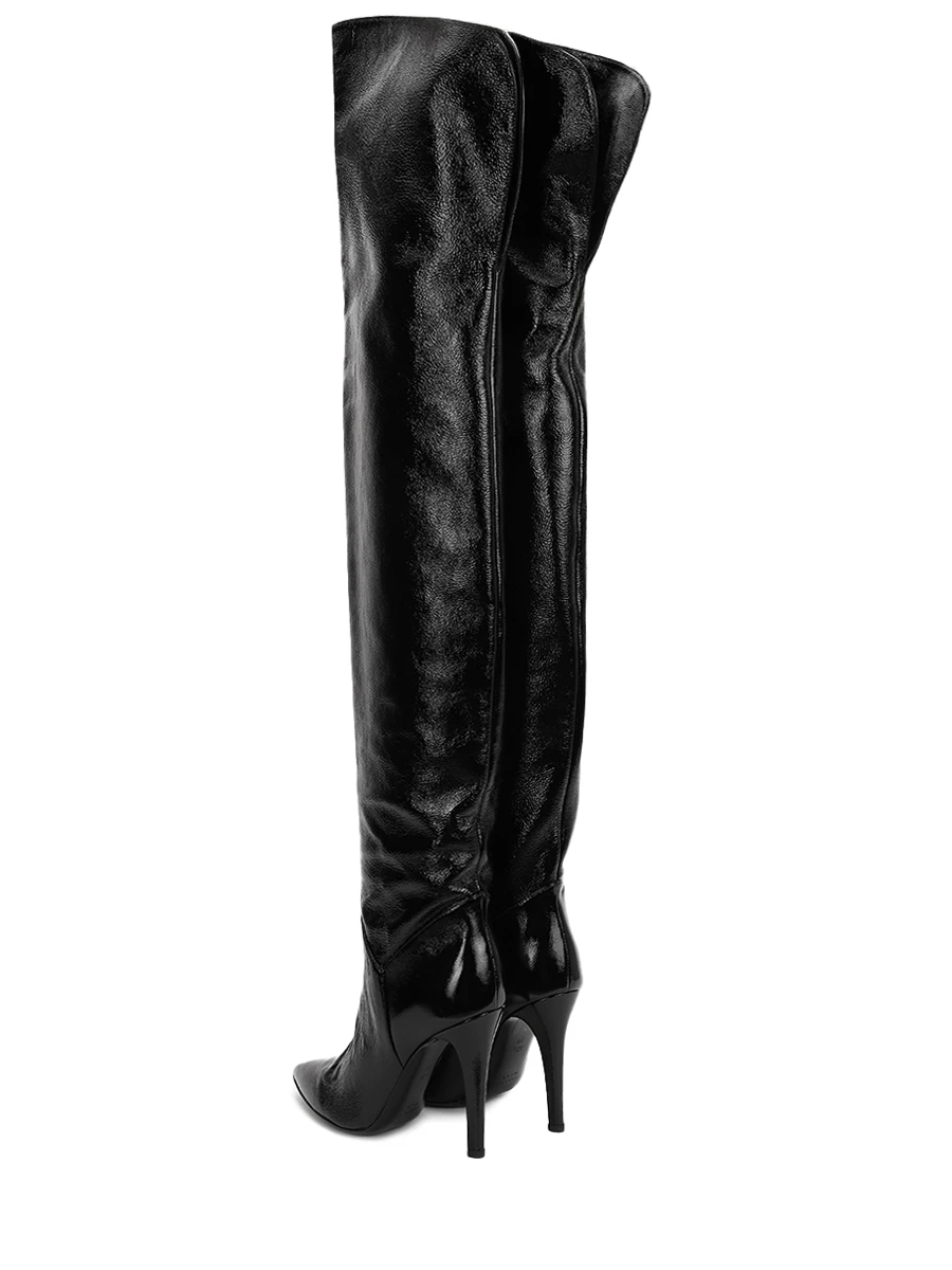 Ботфорты кожаные