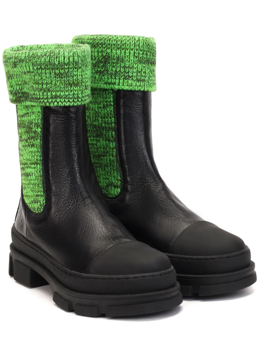 Ботинки комбинированные