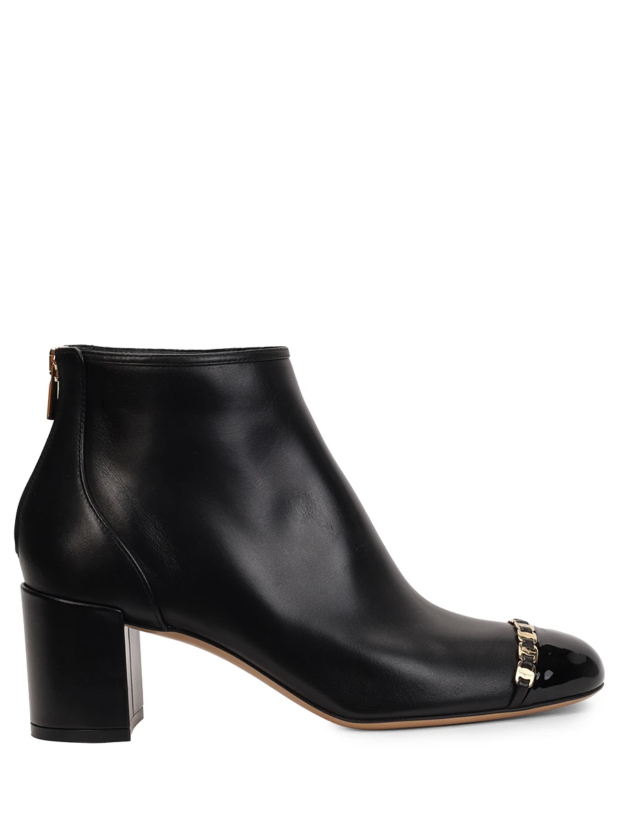Ботильоны кожаные