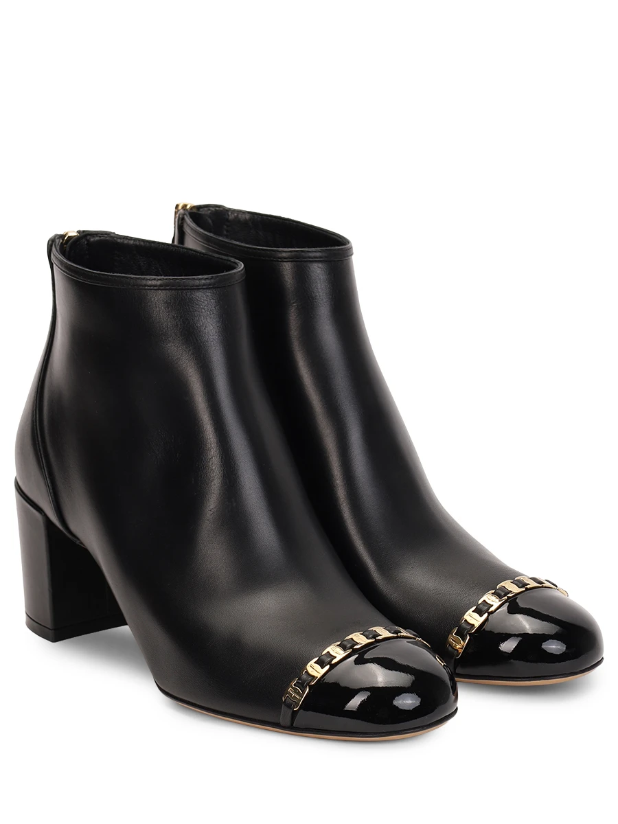 Ботильоны кожаные