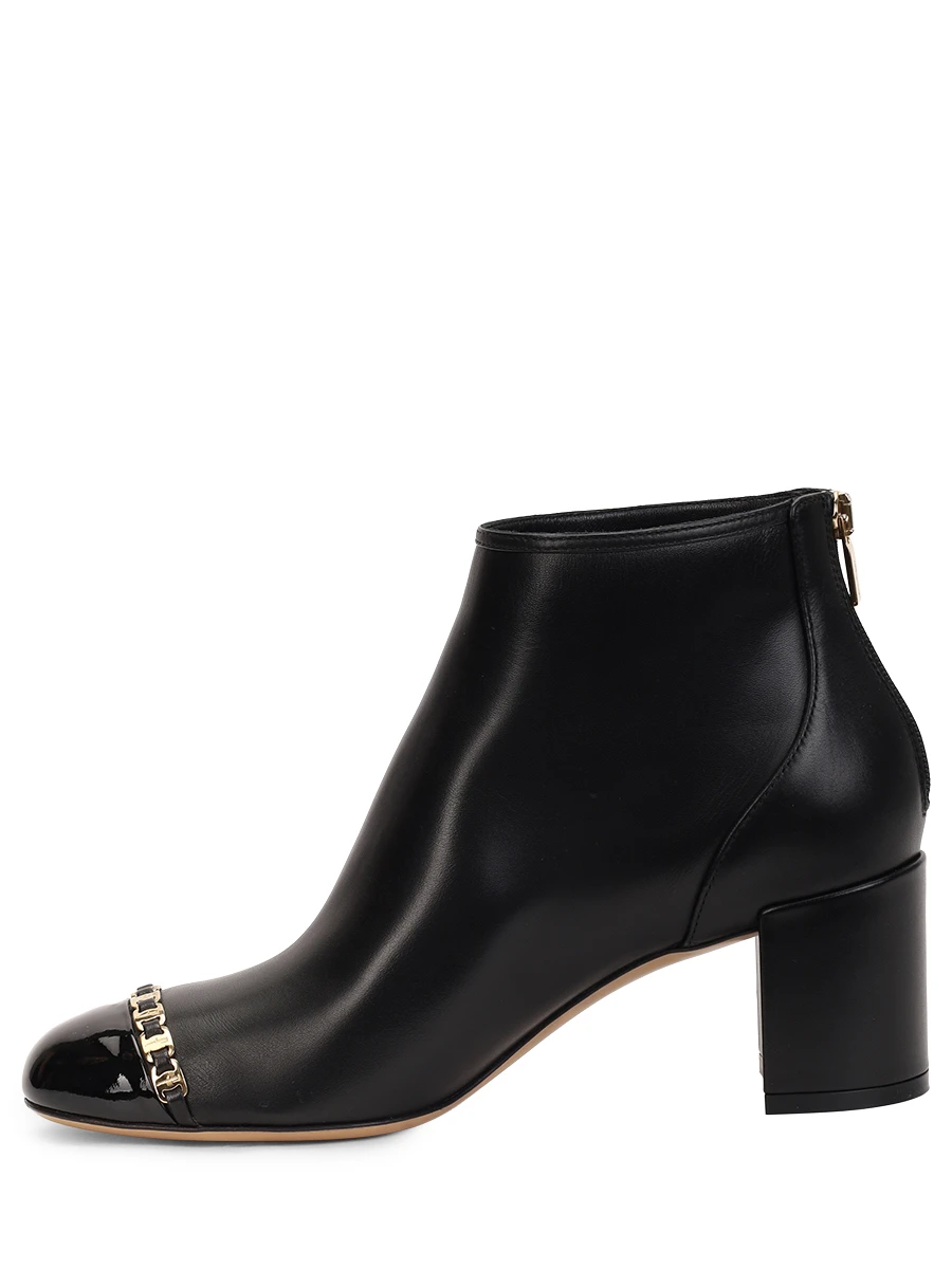 Ботильоны кожаные