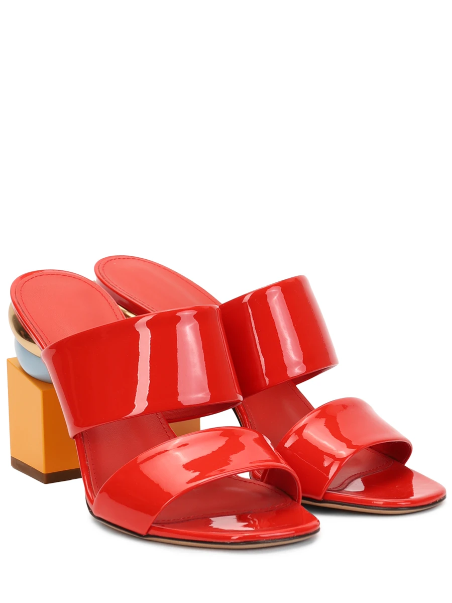 Мюли кожаные