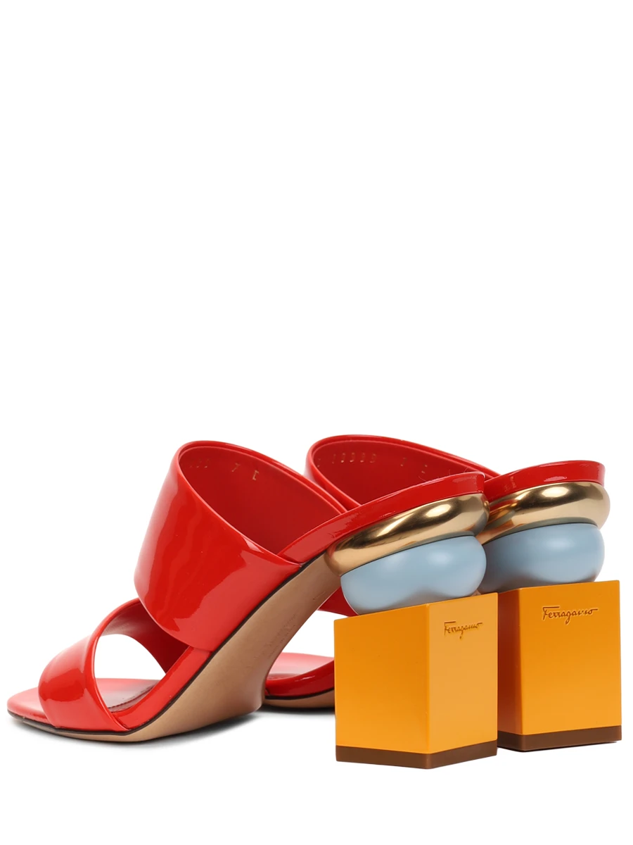 Мюли кожаные