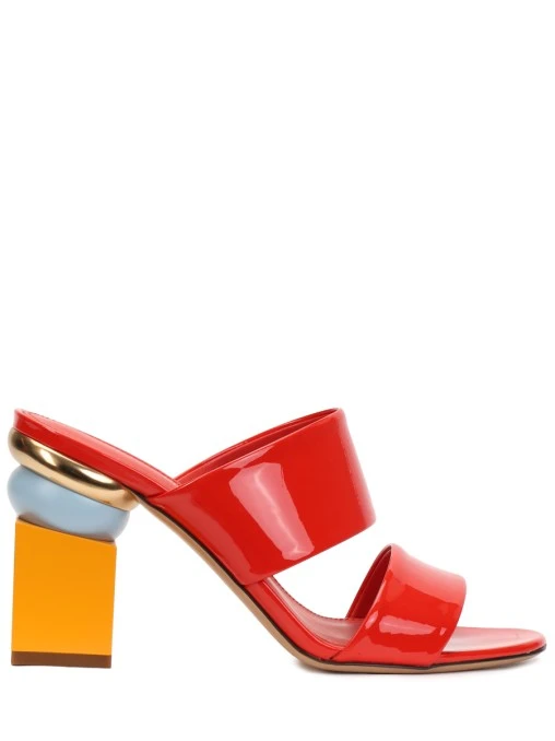 Мюли кожаные S.FERRAGAMO