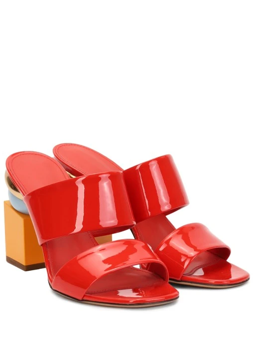 Мюли кожаные S.FERRAGAMO