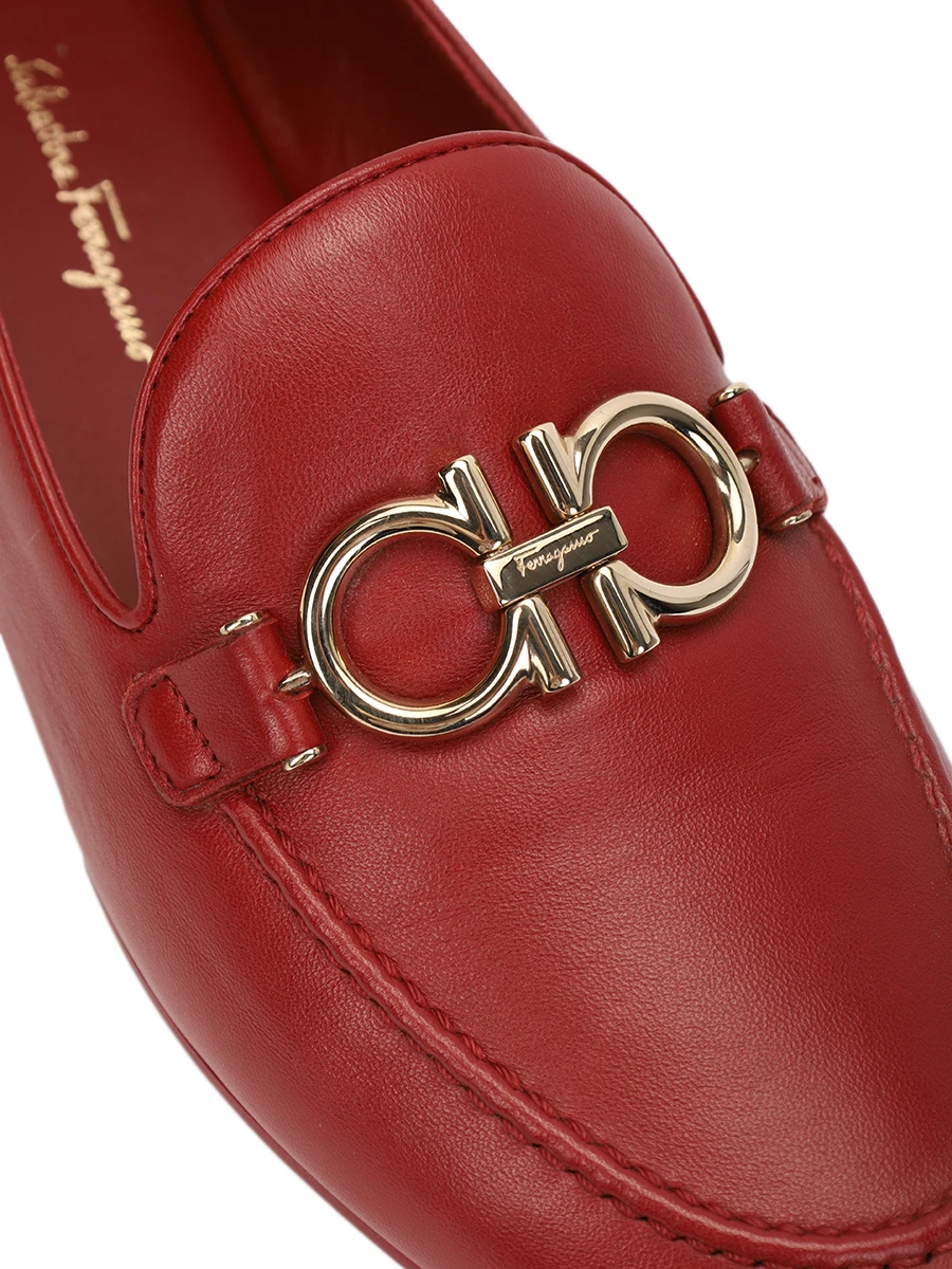 Лоферы кожаные