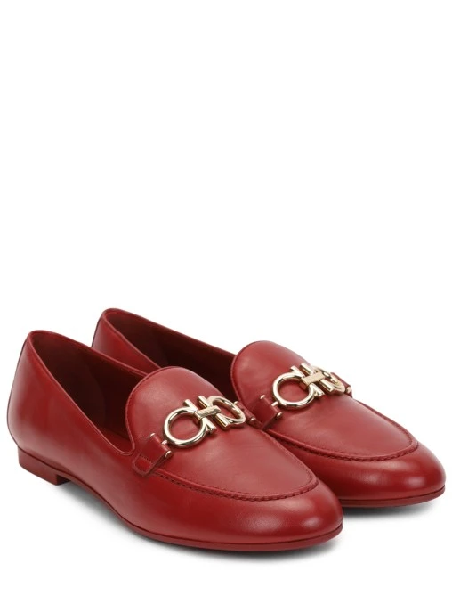 Лоферы кожаные S.FERRAGAMO