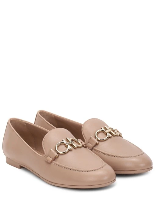 Лоферы кожаные S.FERRAGAMO