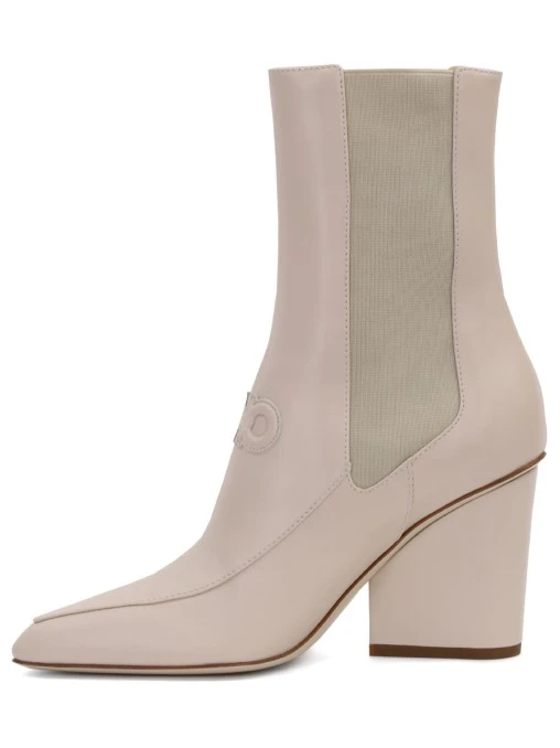 Ботильоны кожаные S.FERRAGAMO