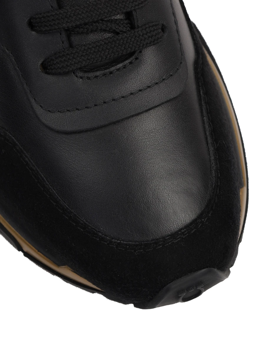 Кроссовки кожаные