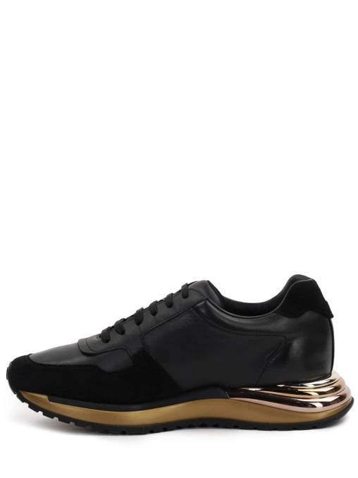 Кроссовки кожаные S.FERRAGAMO