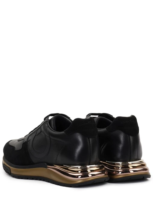 Кроссовки кожаные S.FERRAGAMO