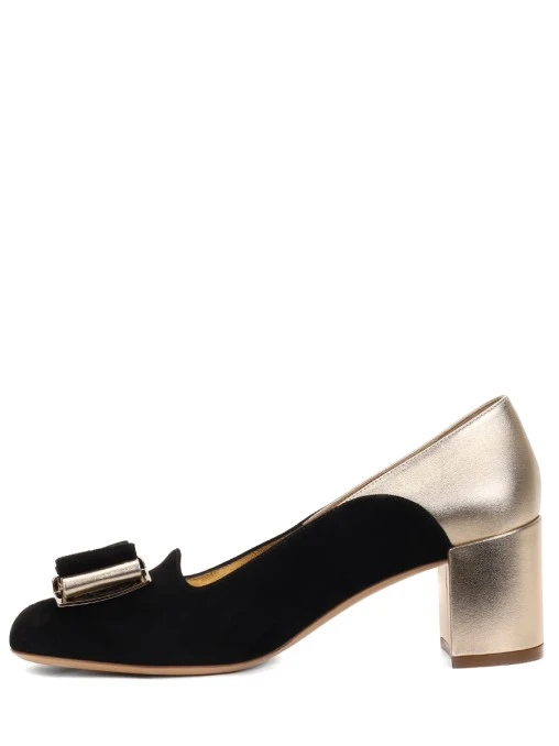Туфли Hausen из кожи и замши S.FERRAGAMO