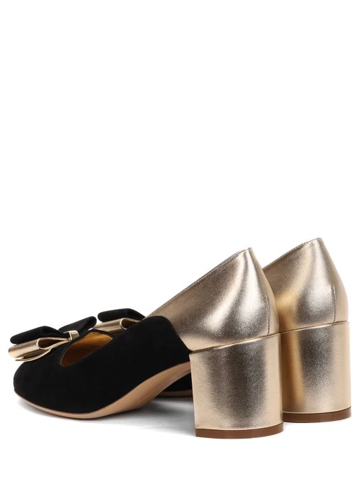 Туфли Hausen из кожи и замши S.FERRAGAMO