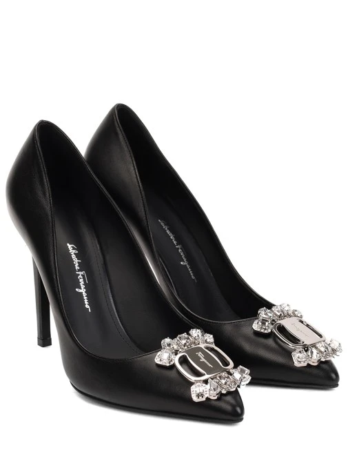 Туфли кожаные S.FERRAGAMO