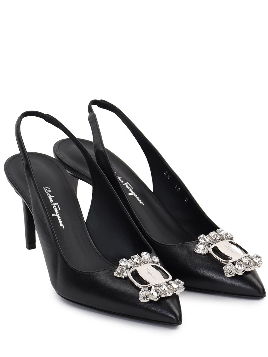 Босоножки кожаные