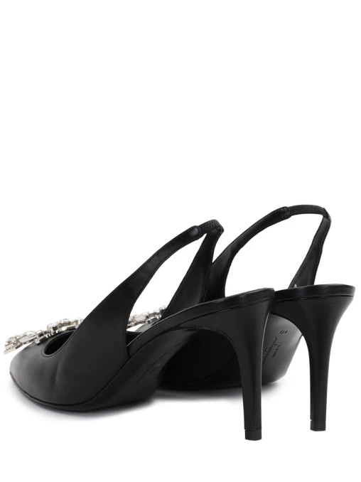 Босоножки кожаные S.FERRAGAMO