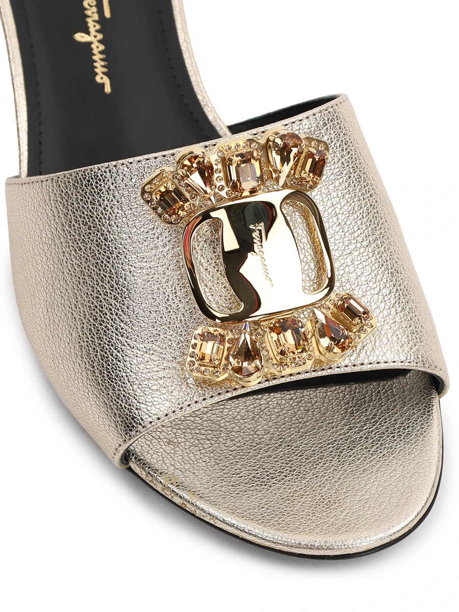 Мюли кожаные