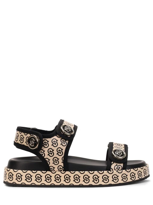 Сандалии кожаные S.FERRAGAMO