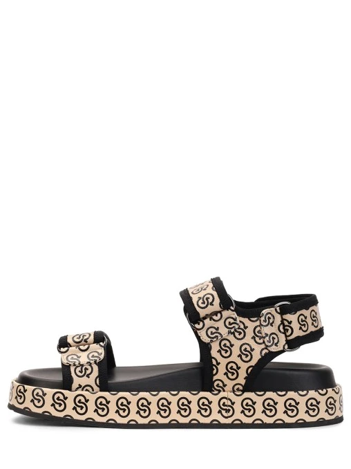 Сандалии кожаные S.FERRAGAMO