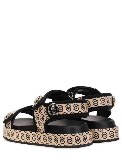 Сандалии кожаные S.FERRAGAMO