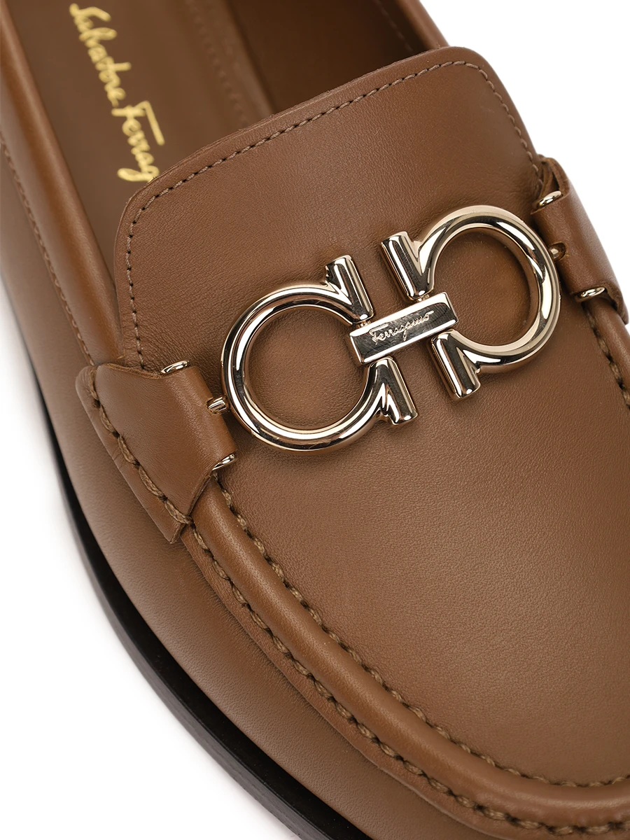 Лоферы кожаные