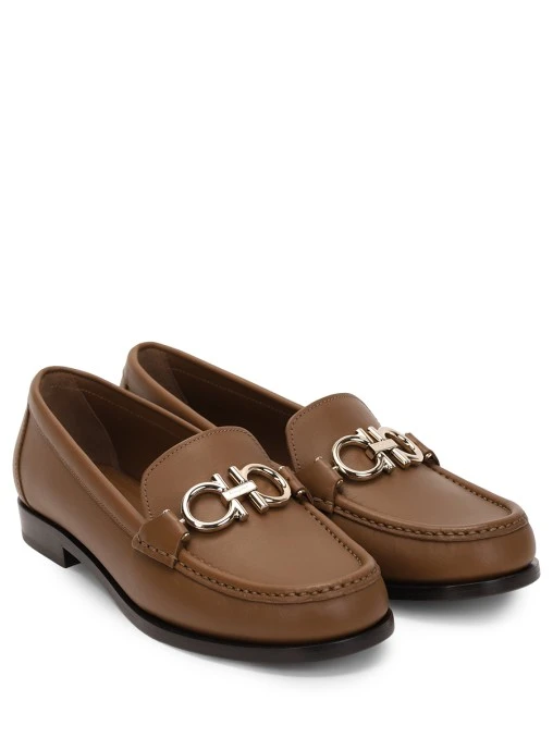 Лоферы кожаные S.FERRAGAMO