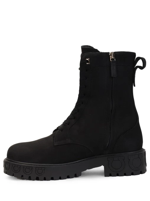 Ботинки из нубука S.FERRAGAMO