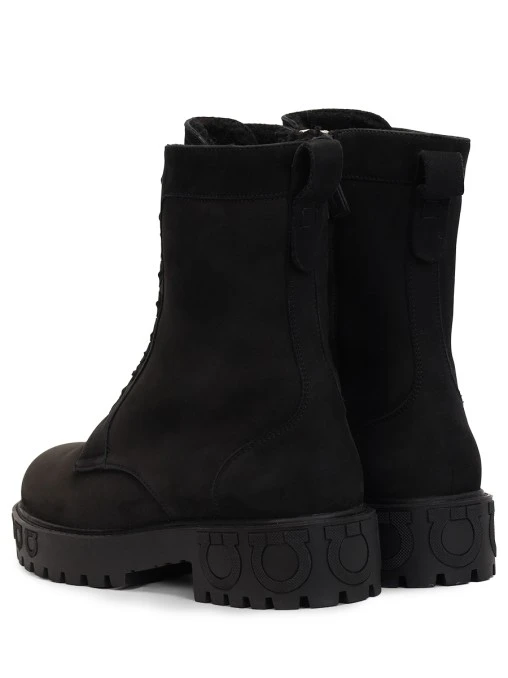 Ботинки из нубука S.FERRAGAMO