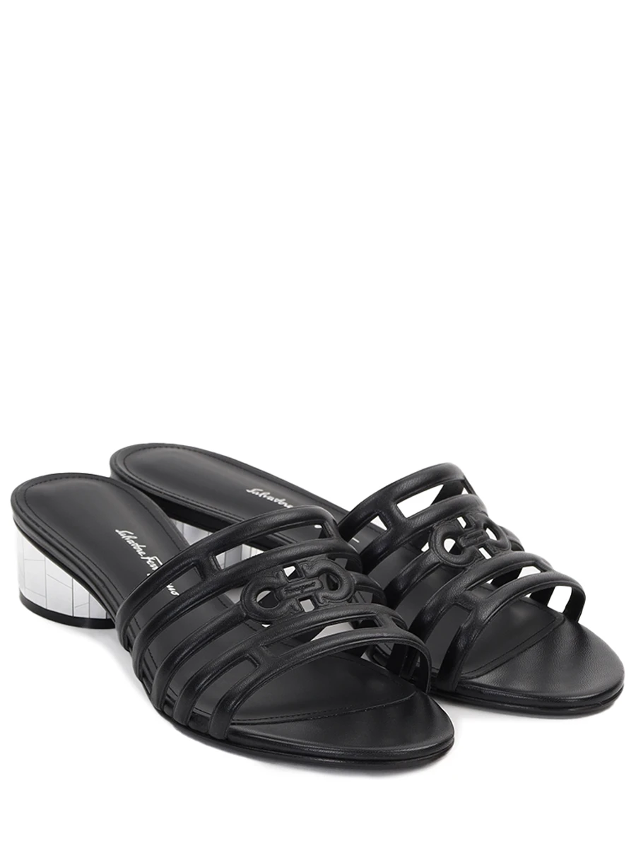 Мюли кожаные