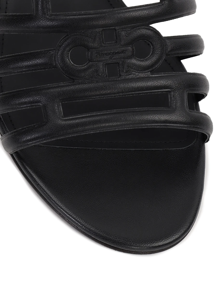 Мюли кожаные