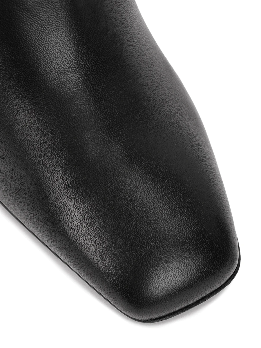 Ботильоны кожаные