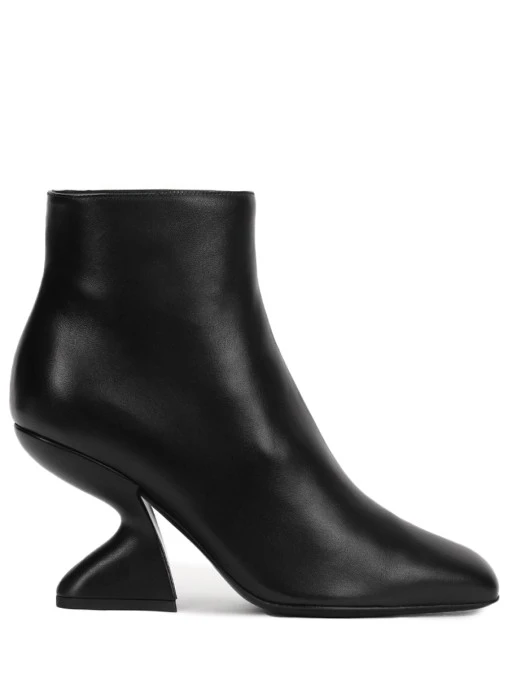 Ботильоны кожаные S.FERRAGAMO