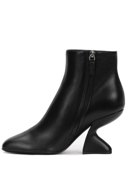 Ботильоны кожаные S.FERRAGAMO