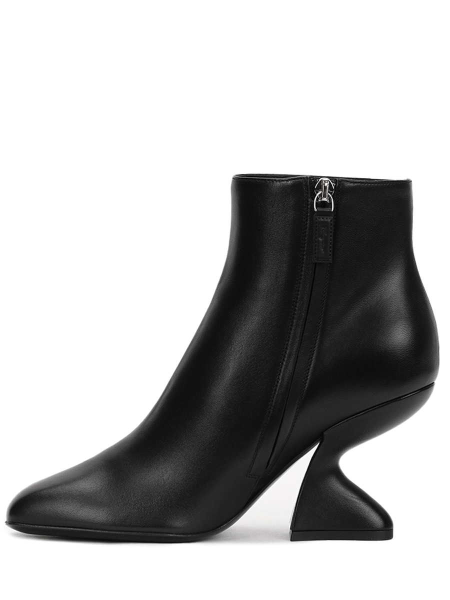 Ботильоны кожаные