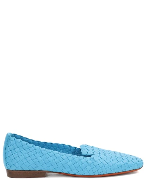 Лоферы кожаные SANTONI