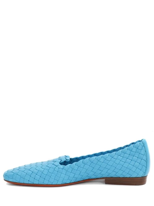 Лоферы кожаные SANTONI