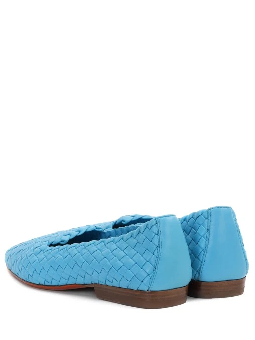 Лоферы кожаные SANTONI