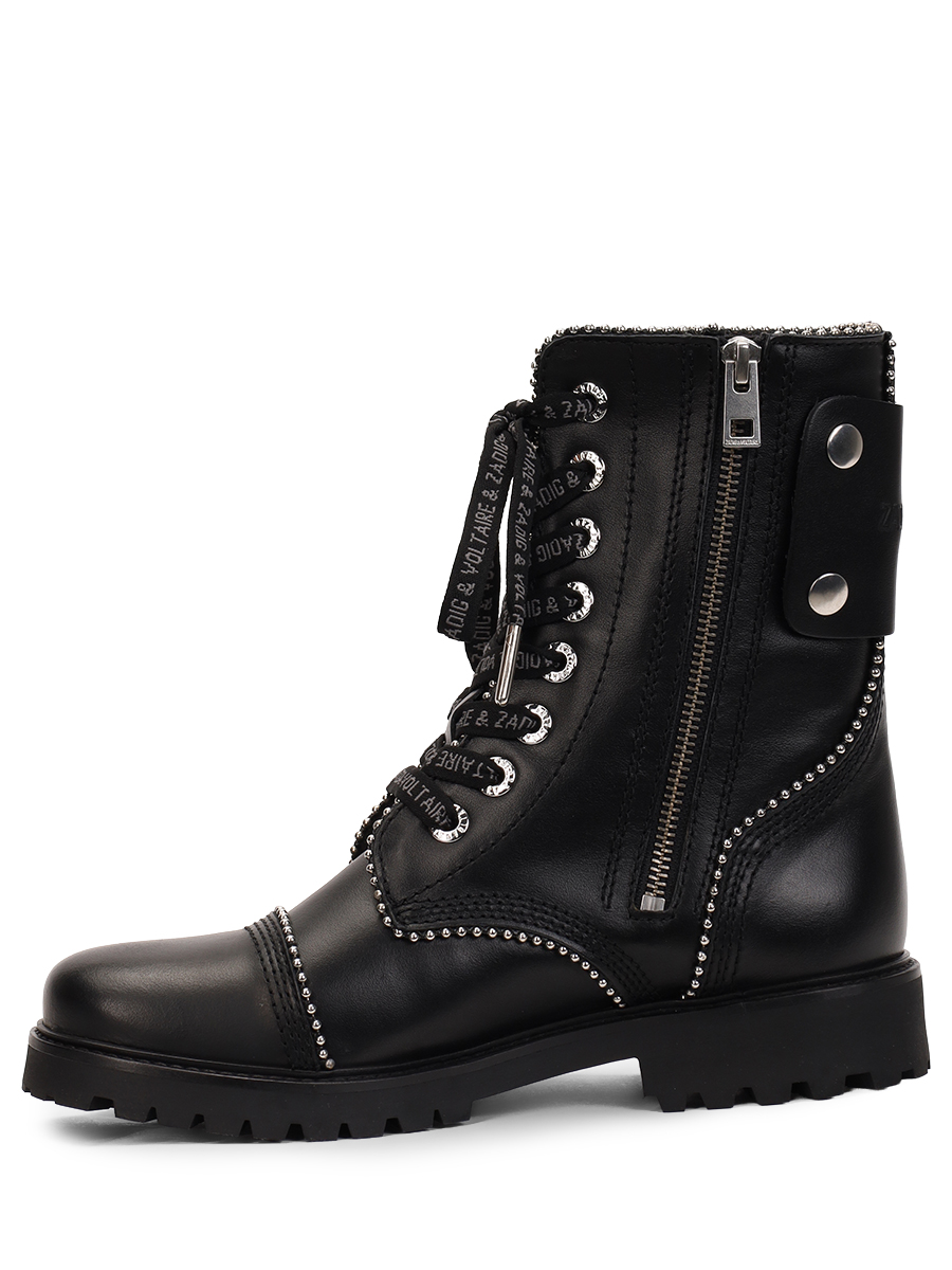 Ботинки кожаные