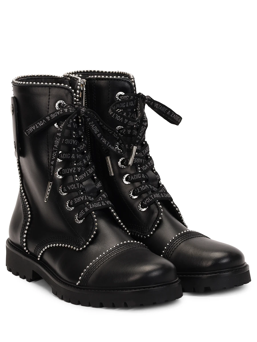 Ботинки кожаные