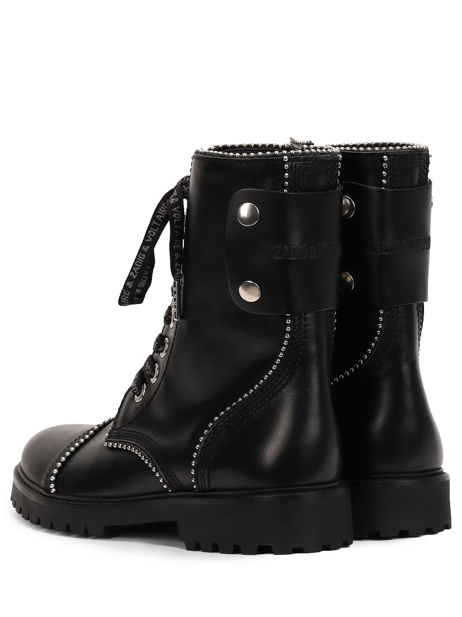 Ботинки кожаные