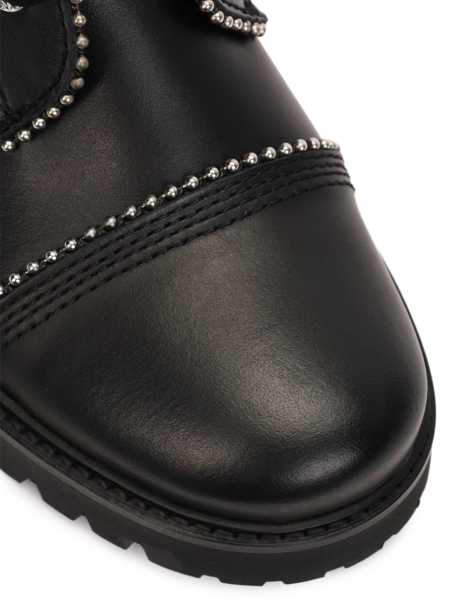 Ботинки кожаные