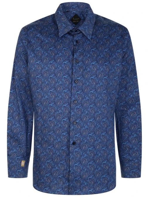 Рубашка Slim Fit хлопковая BILLIONAIRE